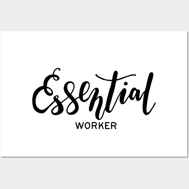 Essential worker Wall Art by valentinahramov